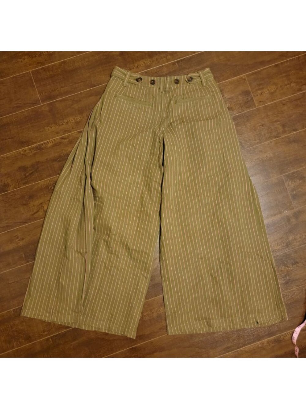 Free People We The Free Porter Crossover Wide Leg Trousers Grunge Y2K Womens 6 - Picture 4 of 9